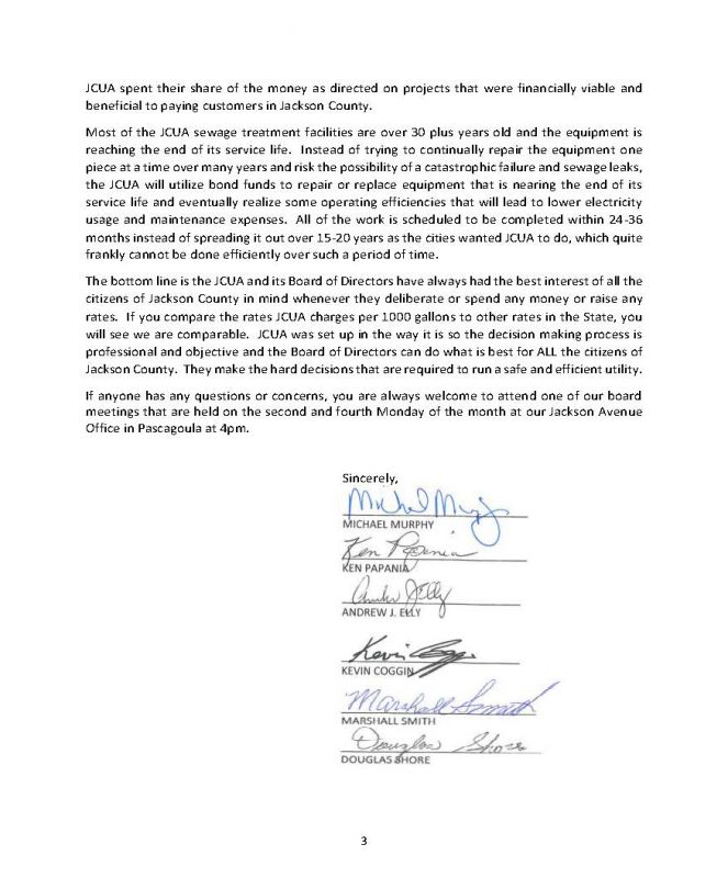 Just the Facts About JCUA Page 3 of 3